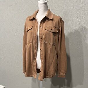 Spiritual Gangster Tan Shacket